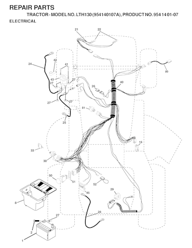Husqvarna Gartentraktoren LTH130, 954140107A, 1999-11