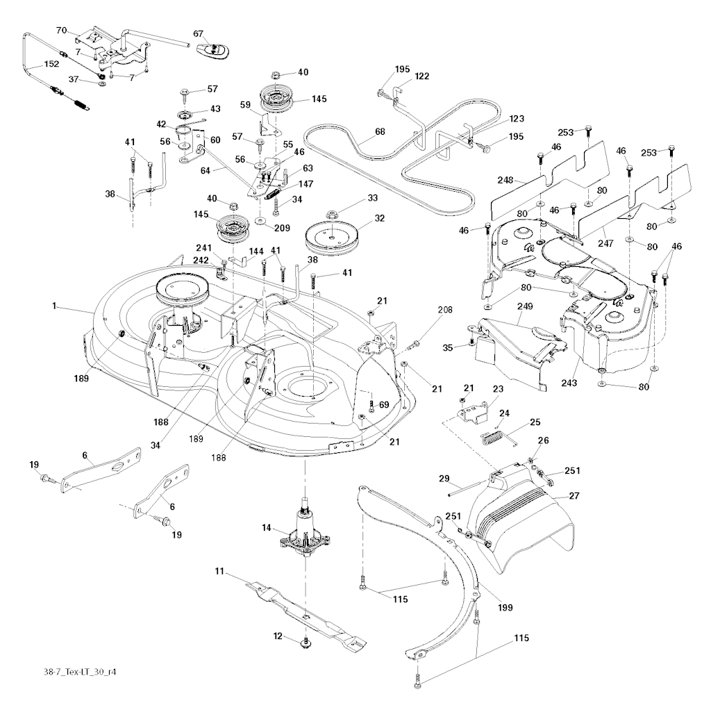 Explosionszeichnung Ersatzteile