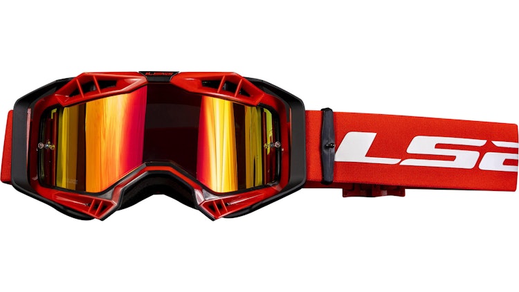 LS2 Crossbrille Aura Pro – Schwarz/Rot