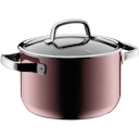 Vorschaubild WMF Fusiontec Mineral Fleischtopf mit Glasdeckel, 20 cm, Rose Quartz