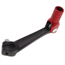 Vorschaubild Schalthebel kurz klappbar schwarz rot