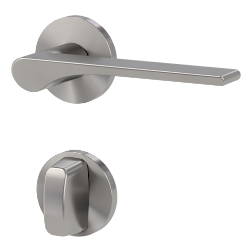 Griffwerk VAYA 261 LEAF LIGHT fast2fix Fast2Fix Rosetten rund WC Samtgrau