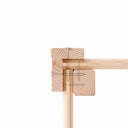 Vorschaubild Karibu Woodfeeling Gartenhaus Retola 2/3/4/5/6 inkl. Anbauschrank u. 280 cm Schleppdach