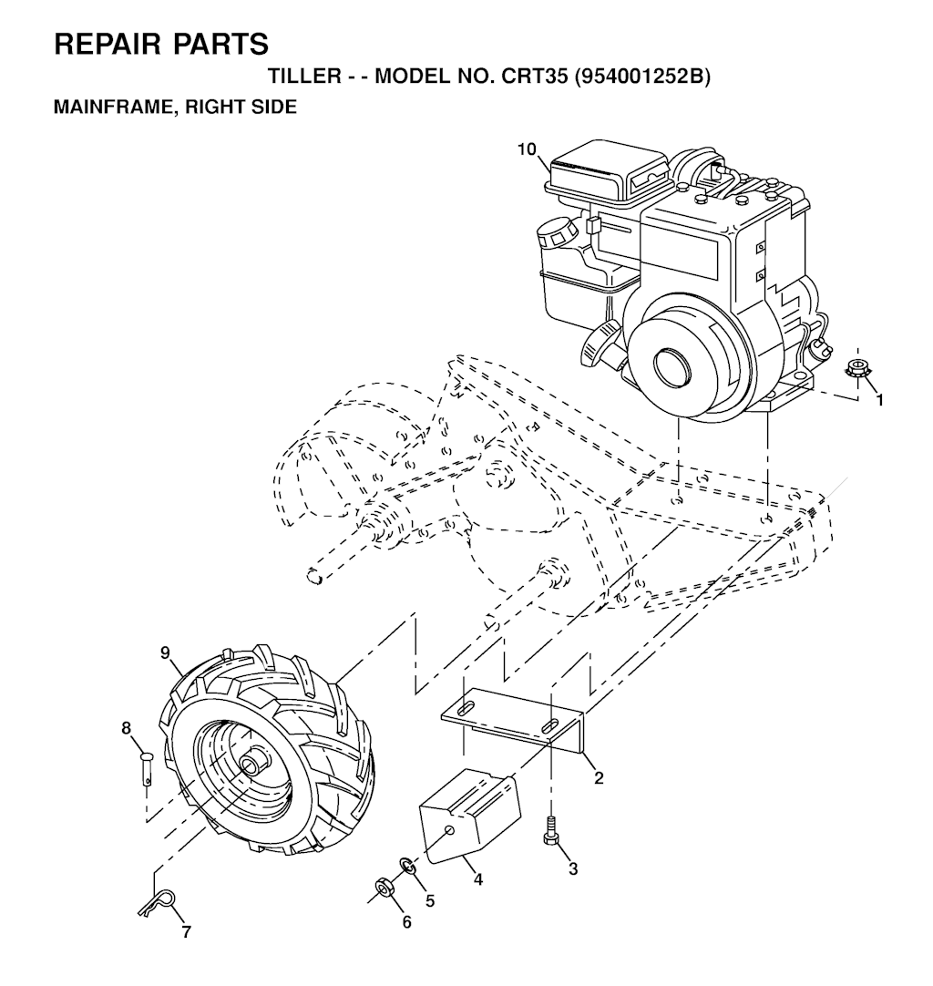 Explosionszeichnung Ersatzteile