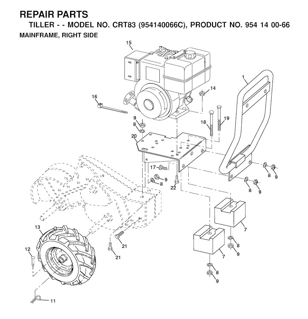 Explosionszeichnung Ersatzteile