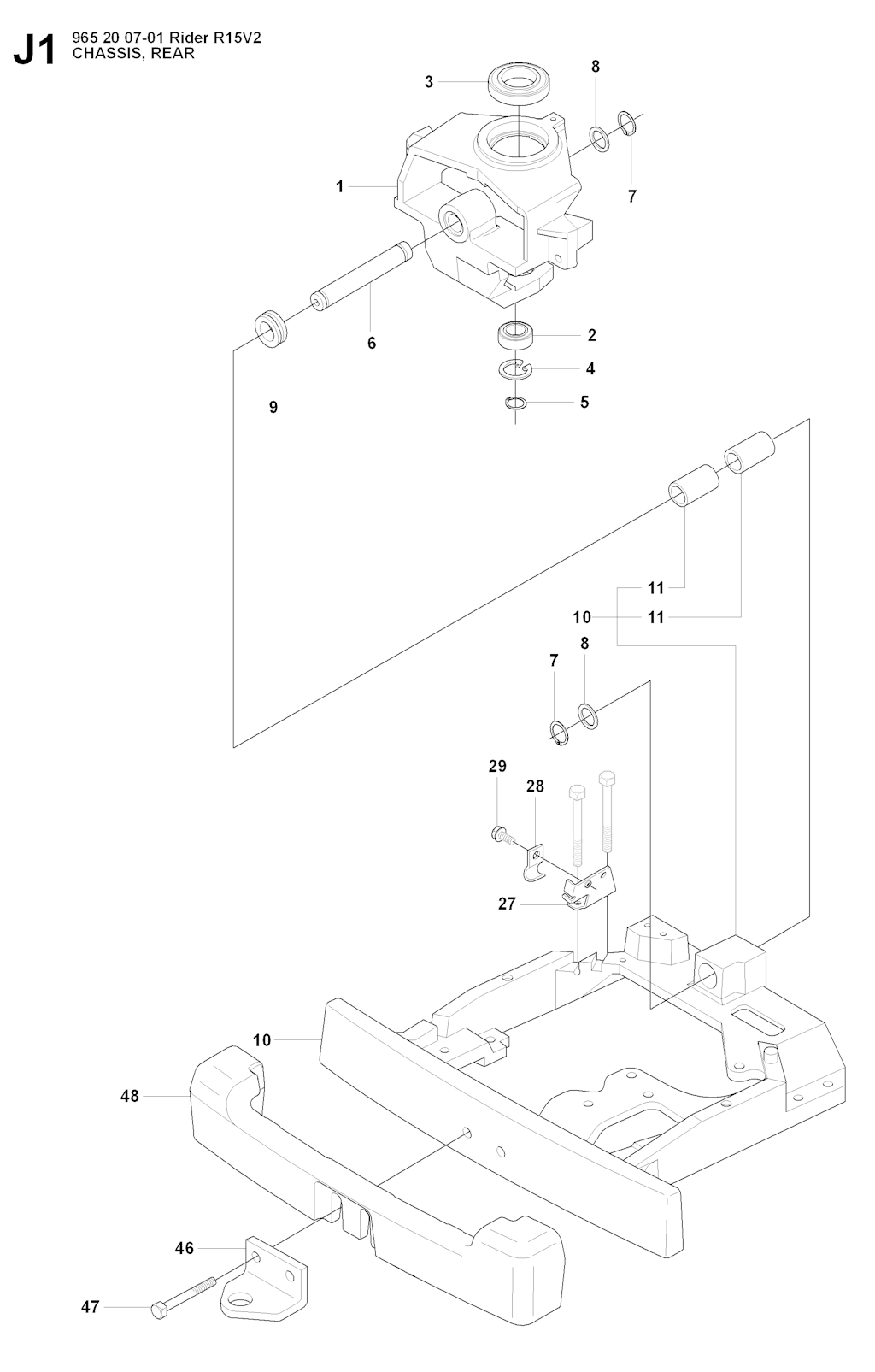 Explosionszeichnung Ersatzteile