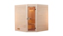 Vorschaubild Weka Sauna Valida Eck 1.8 mit Glastür/Fenster- Massivholzsauna 38 mm
