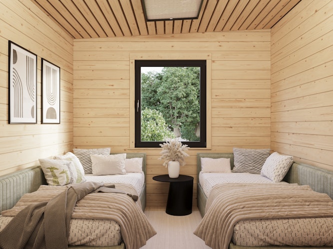 Palmako Ferienhaus Cecilia 39,9 m² Slide Plus - 70 mm