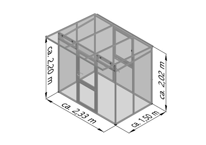 KGT Gewächshaus Santini Typ II small