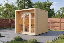 Wolff Finnhaus Saunahaus Loodus 2523 - 70 mm