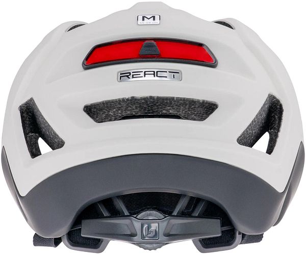 Victoria Helm React LED 52-55 cm weiß,grau,schwarz