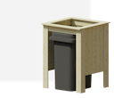 Vorschaubild Ante Mülltonnenbox 
