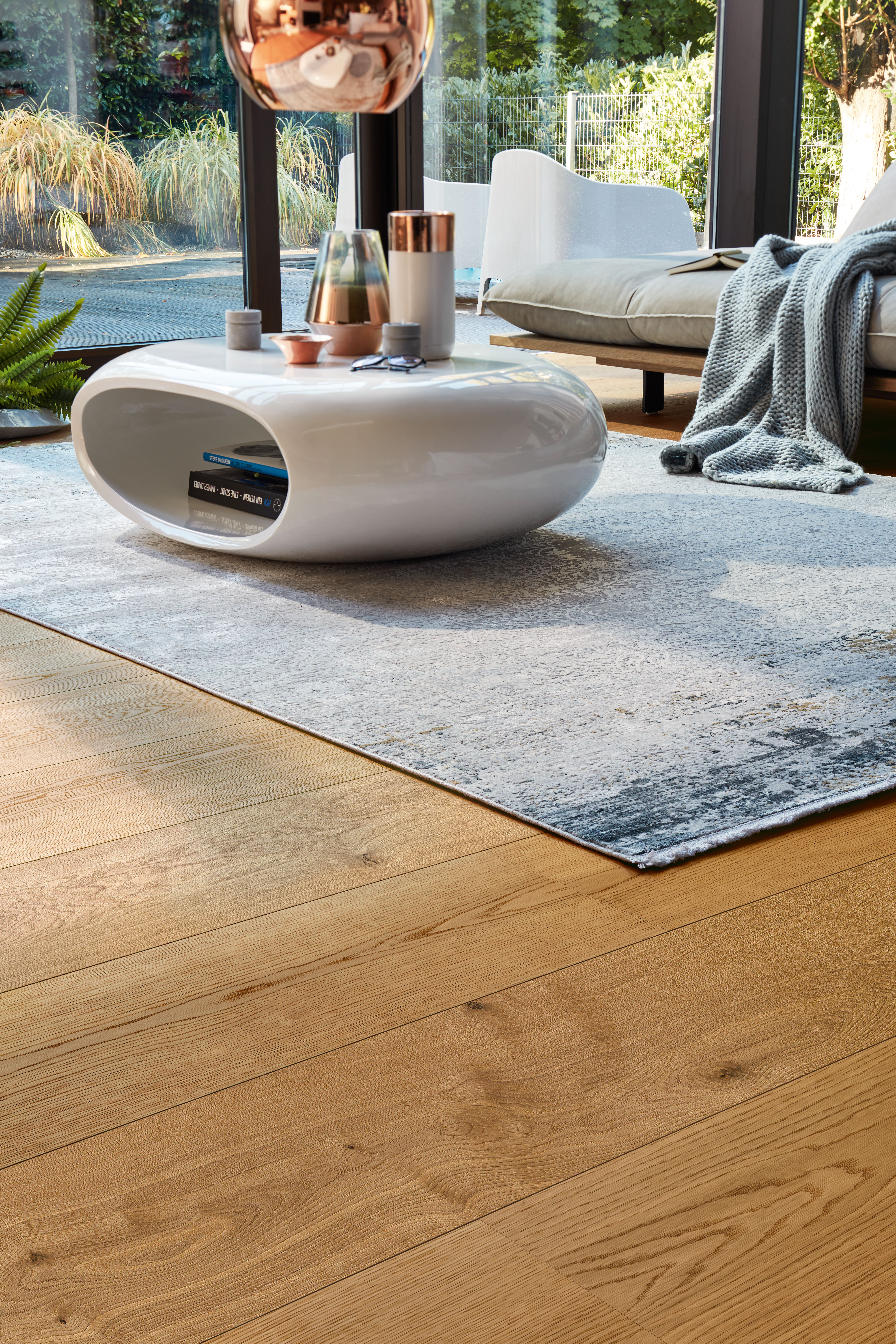 MEISTER Lindura-Holzboden HD 400 | naturgeölt 2200 mm x 270 mm  Eiche lebhaft gebürstet 8900 - 2200 mm