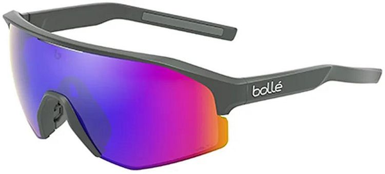 Bollé Sportbrille Lightshifter XL titanium matte, Scheibe Volt Ultraviolet