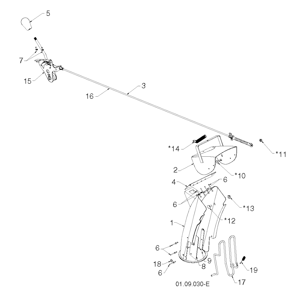 Explosionszeichnung Ersatzteile