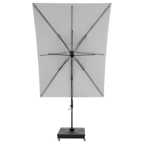 doppler Pendelschirm myZone 300 x 220 LED, Aluminium Anthrazit / 100 % Polyester 180 g/m²