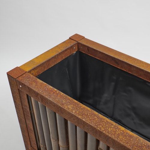 BambusBASIS Hochbeet - Profile Corten