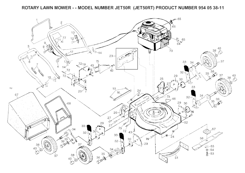 Explosionszeichnung Ersatzteile