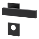 Vorschaubild Griffwerk VAYA 200 CUBICO fast2fix Fast2Fix Rosetten eckig Rundzylinder Graphitschwarz