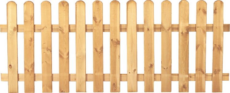 T&J HEIKO Gartenzaun gerade grün 200 x 80 cm