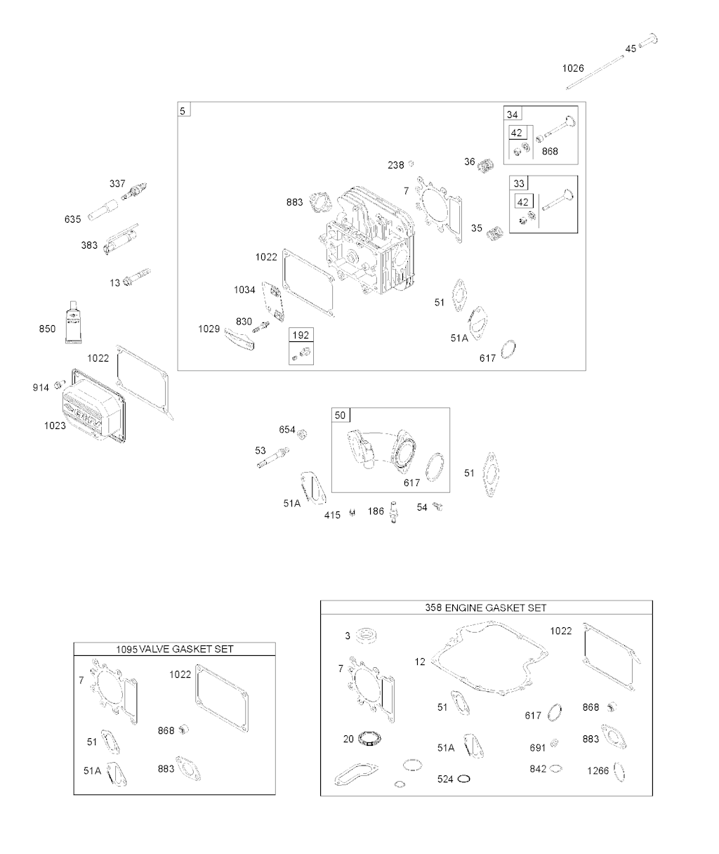 Explosionszeichnung Ersatzteile