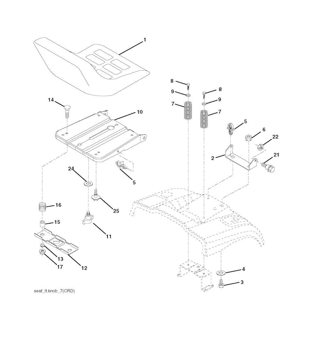 Explosionszeichnung Ersatzteile