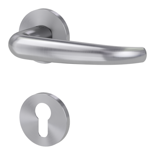 Griffwerk VAYA 194 ALDA fast2fix Fast2Fix GK3 Rosetten rund Profilzylinder Edelstahl matt