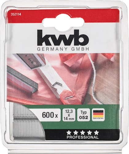 kwb 600 -Heftkl Stahl 052/D14 mmSB 352114