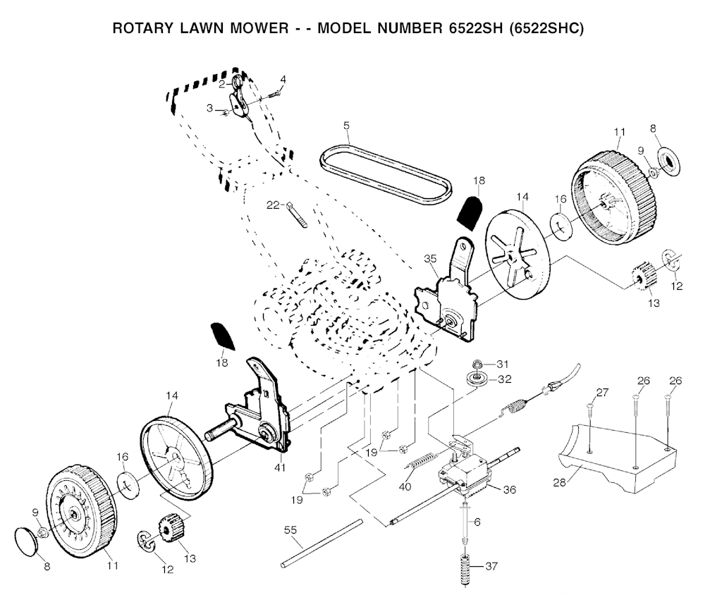 Explosionszeichnung Ersatzteile