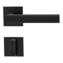 Vorschaubild Griffwerk VAYA 137 TRI fast2fix Fast2Fix GK3 Rosetten eckig WC Graphitschwarz