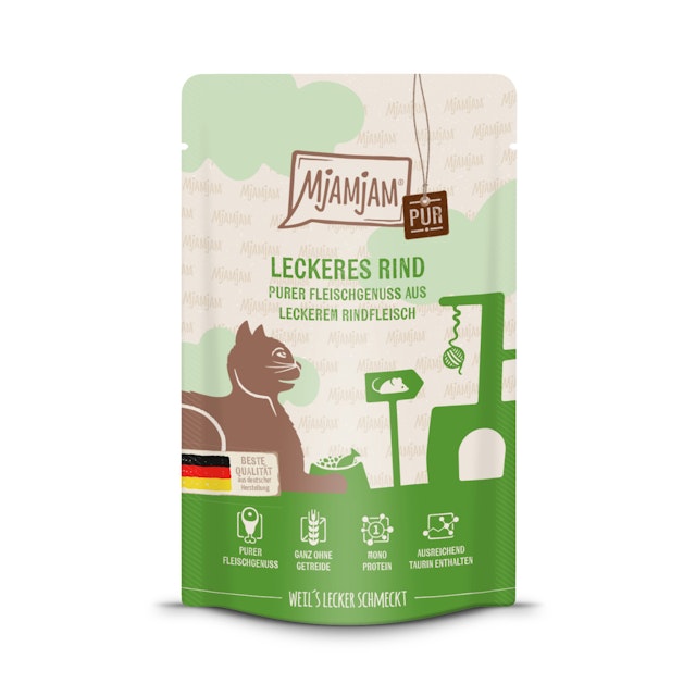 MJAMJAM Quetschies PUR 125g Beutel KatzennassfutterVorschaubild