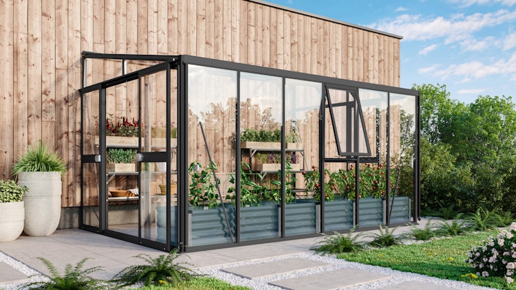 Vitavia Gewächshaus Helena 10200 inkl. 2 Seitenfenstern - 10,2 m²
