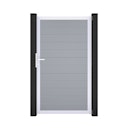 Vorschaubild GroJa BasicLine Schmal Einzeltor Rahmen Aluminium EV1 1000 x 1800 mm