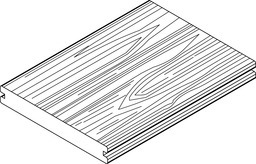 Handmuster OSMO MULTI-DECK Terrassendiele Vollprofil Vintage Braun 20 x 145 mm