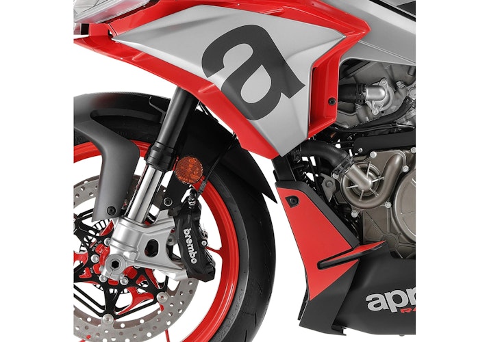 BODYSTYLE Kotflügelverlängerung vorne ABS Kunststoff schwarz-matt für APRILIA RS 660 / Factory, RSV4 / Factory, Tuono 660 / Factory, Tuono V4 / Factory