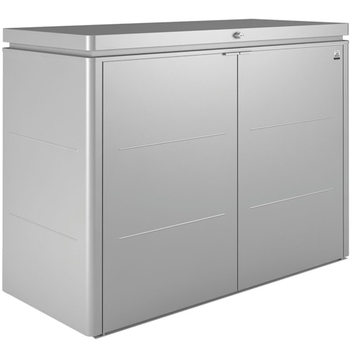 B-Ware Biohort HighBoard Geräteschrank-200 x 84 x 127 cm (Größe 200)-silber-metallic 