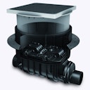 Vorschaubild KESSEL 80150S - Grundkörper / Reinigungsrohr Controlfix DN150 für Bodenplatte - schwarze Abdeckung