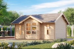 Karibu Gartenhaus Nordland mit Friesengiebel - 38 mm