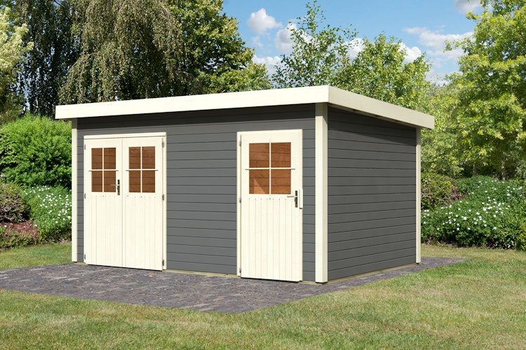 Karibu Woodfeeling Gartenhaus Mattrup - 28 mm