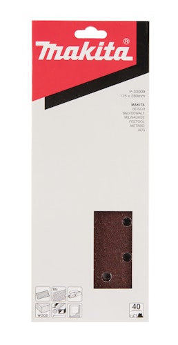 Makita Schleifpap. 115x280mm K40 P-33009
