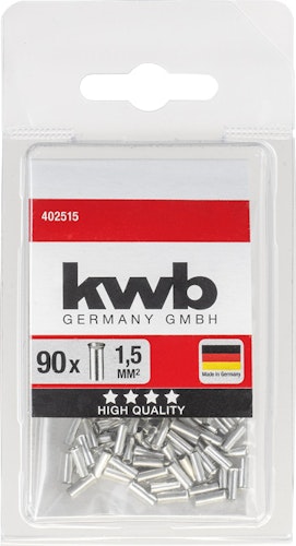 kwb 90 Aderendhülsen 1,50 qmm SB 402515