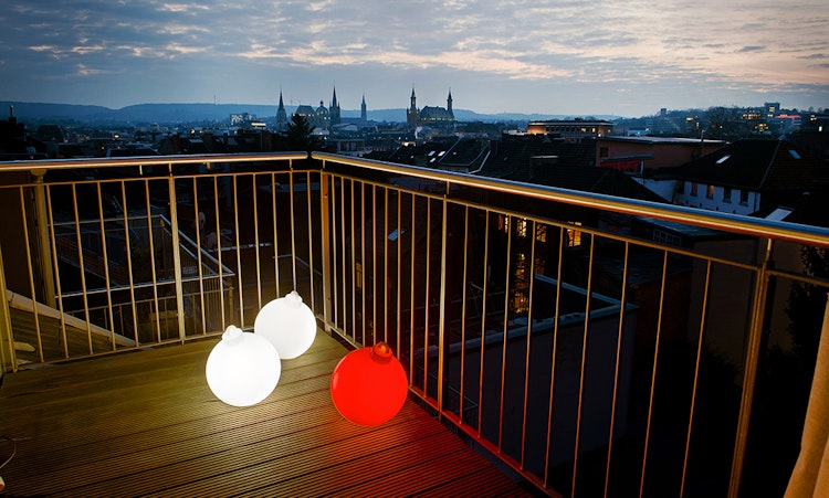 8 seasons design Solar LED-Dekoleuchte Shining Christmas Ball