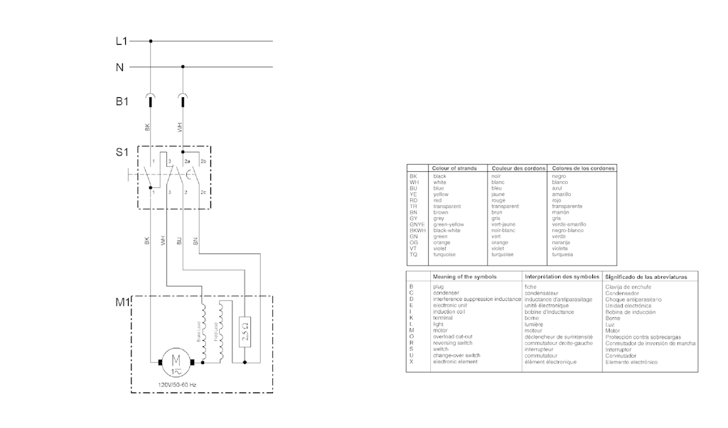 Explosionszeichnung Ersatzteile