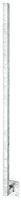 Alberts® Universalpfosten 70 mm Abstand feuerverzinkt zum Aufschrauben L 1150mm 