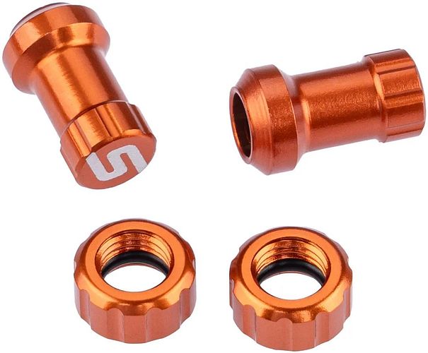 Stan's Ventilkappe Tubeless Valve Color Kit orange