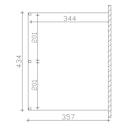 Vorschaubild Skan Holz Aluminium Terrassenüberdachung Garda Breite 434 cm