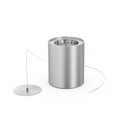 höfats SPIN 1200 Bio-Burner mit Eco-Ring und Löschdeckel