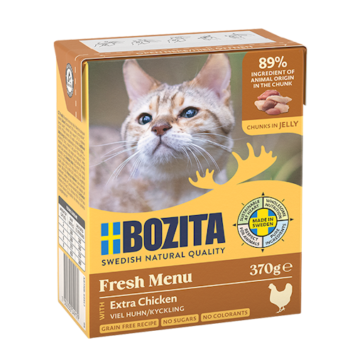 Bozita Häppchen in Gelee 370 Gramm Katzennassfutter