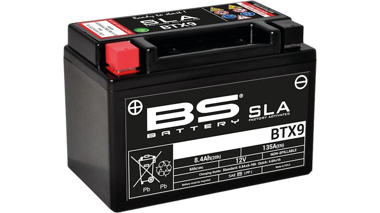 BS-Battery Batterie BS-Battery, SLA, versiegelt, Batterie "YTX9-BS" ETN: 508 012 008