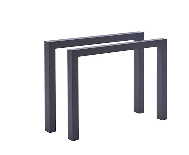 Diamond Garden Tischbeine PALERMO, Aluminium Dunkelgrau